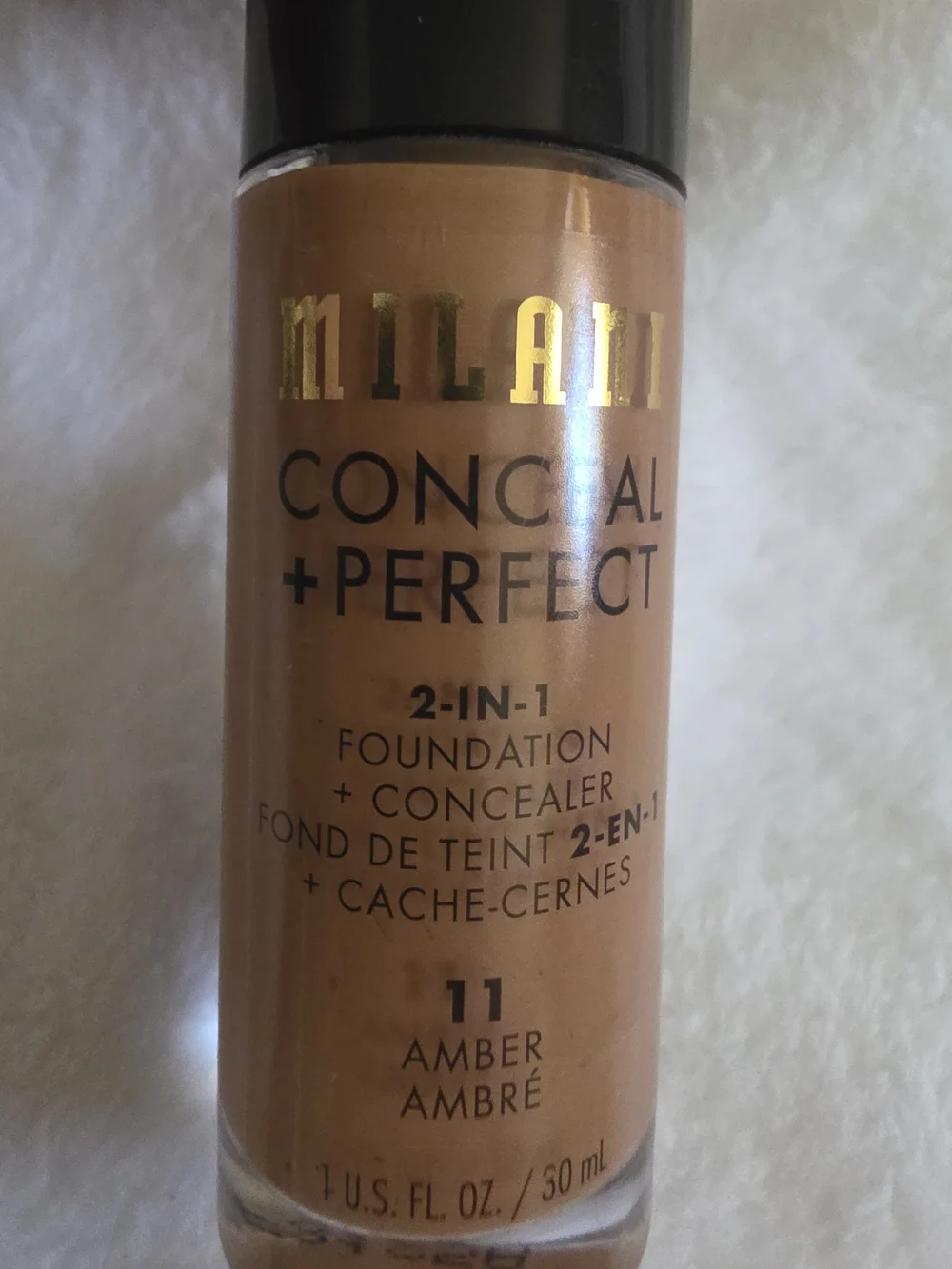 Milani Conceal + Perfect 2-in-1 Foundation + Concealer - 11 Amber